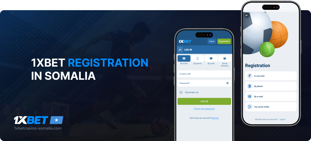 1xBet Registration in Somalia - 1xBet Casino Somalia