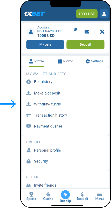 How to Withdraw from 1xBet Casino - 1xBet Casino Somalia